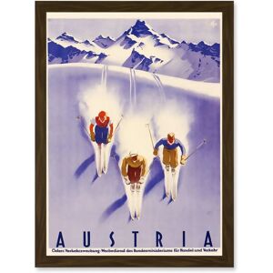 Artery8 - Winter Sport - Blue - A4 - Wall Art Artery8 - Winter Sport - Blue - A4 - Wall Art