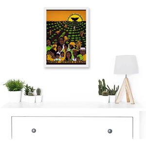 Artery8 United Farm Workers Grape Lettuce Boycott - A4 - Framed Wall Art Print Artery8 United Farm Workers Grape Lettuce Boycott - A4 - Framed Wall Art Print
