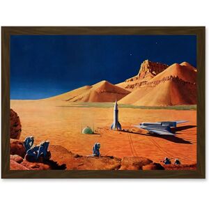 Artery8 - Sci-Fi Landscape - A4 - brown - Art Print Artery8 - Sci-Fi Landscape - A4 - brown - Art Print