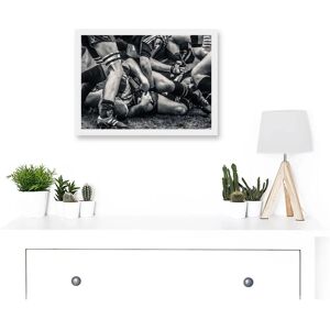 Artery8 - Rugby - B&W - A4 - Wall Art Print Artery8 - Rugby - B&W - A4 - Wall Art Print
