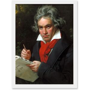 Artery8 - Beethoven Stieler - A4 - Framed - Wall Art Artery8 - Beethoven Stieler - A4 - Framed - Wall Art