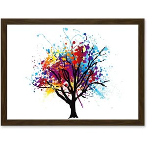 Artery8 - Abstract Tree Splash - A4 - Framed Wall Art Print Artery8 - Abstract Tree Splash - A4 - Framed Wall Art Print