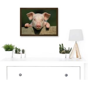 Artery8 - Piglet - Pink Farm - A4 - Wall Art Print Artery8 - Piglet - Pink Farm - A4 - Wall Art Print