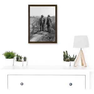 Artery8 - President Teddy Roosevelt Yosemite 1906 Photo - Brown - One Size - Framed Wall Art Artery8 - President Teddy Roosevelt Yosemite 1906 Photo - Brown - One Size - Framed Wall Art