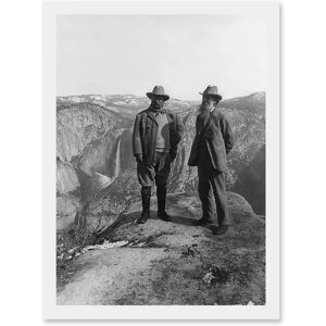Artery8 - President Roosevelt Muir Yosemite 1906 - A4 - Wall Art Artery8 - President Roosevelt Muir Yosemite 1906 - A4 - Wall Art