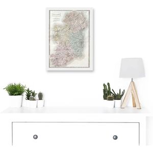 Artery8 - Vintage Map 1850 Hall Ireland - A4 - Wall Art Artery8 - Vintage Map 1850 Hall Ireland - A4 - Wall Art