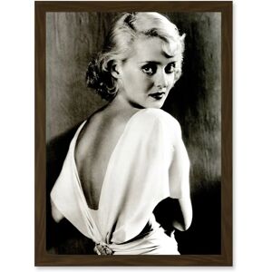 Artery8 - Iconic Bette Davis - A4 - Framed - Wall Art Artery8 - Iconic Bette Davis - A4 - Framed - Wall Art