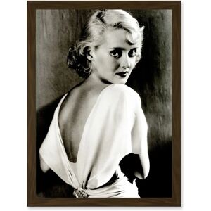 Artery8 - Iconic Bette Davis - A4 - Framed - Wall Art Artery8 - Iconic Bette Davis - A4 - Framed - Wall Art