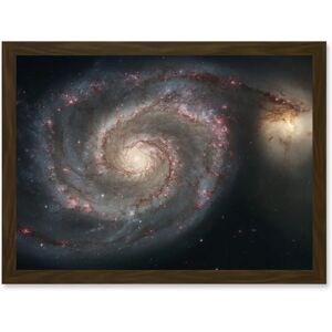 Artery8 - Space Photo Hubble Whirlpool Galaxy M51 - Wall Art Artery8 - Space Photo Hubble Whirlpool Galaxy M51 - Wall Art