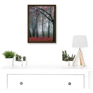 Artery8 - Nature Forest Tree Autumn - Red - A4 - Brown - Art Print Artery8 - Nature Forest Tree Autumn - Red - A4 - Brown - Art Print