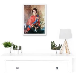 Artery8 - Kanelba QEII England - A4 - Framed - Art Artery8 - Kanelba QEII England - A4 - Framed - Art