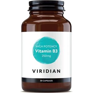 Viridian High Potency Vitamin B3 - 30 x 250mg Capsules Viridian High Potency Vitamin B3 - 30 x 250mg Capsules
