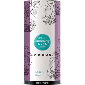 Viridian Elderberry Extract + Vitamin C Organic 100 ml - Immune Support Viridian Elderberry Extract + Vitamin C Organic 100 ml - Immune Support