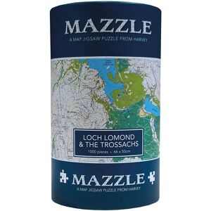 Harvey Maps Loch Lomond & Trossachs 1000-piece Map Jigsaw - Multicoloured Harvey Maps Loch Lomond & Trossachs 1000-piece Map Jigsaw - Multicoloured
