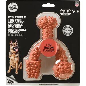 Tasty Bone Tastybone Trio Bone Bacon - Chew Toy Tasty Bone Tastybone Trio Bone Bacon - Chew Toy