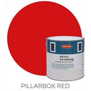 Protek Royal Exterior Paint 5 Litres - Pillarbox Red - Exterior Paint Protek Royal Exterior Paint 5 Litres - Pillarbox Red - Exterior Paint