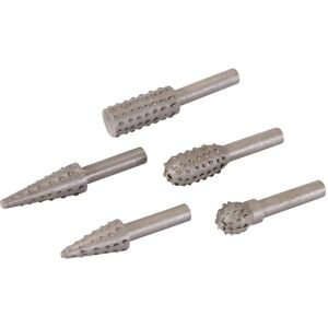 Set de 5 râpes à bois Silverline pour perceuses Set de 5 râpes à bois Silverline pour perceuses