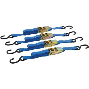 Silverline 4m x 25mm Ratchet Tie Down Strap - Set Silverline 4m x 25mm Ratchet Tie Down Strap - Set