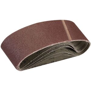 Silverline Aluminum Oxide Sanding Belts - 75x533mm, 60 Grit, 5pk - Sanding Belts Silverline Aluminum Oxide Sanding Belts - 75x533mm, 60 Grit, 5pk - Sanding Belts