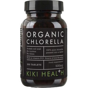 KIKI Health Organic Chlorella - 200 Tablets - Nutrient-Rich Superfood KIKI Health Organic Chlorella - 200 Tablets - Nutrient-Rich Superfood