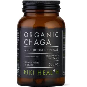 KIKI Health Organic Chaga Mushroom Extract - 60 Vegicaps KIKI Health Organic Chaga Mushroom Extract - 60 Vegicaps