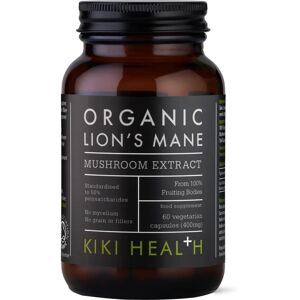 KIKI Health Organic Lion's Mane Mushroom Extract - Veg Capsules KIKI Health Organic Lion's Mane Mushroom Extract - Veg Capsules