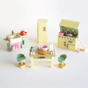 Le Toy Van Daisylane Kitchen Furniture Set - Wooden Doll's House Kitchen Playset - 20 Pieces Le Toy Van Daisylane Kitchen Furniture Set - Wooden Doll's House Kitchen Playset - 20 Pieces