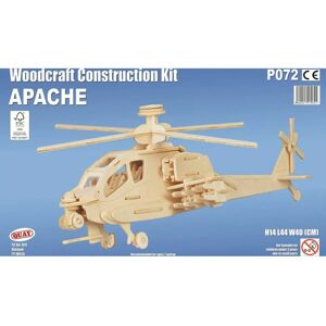 Quay Hélicoptère Apache - Kit de construction en bois - jouet éducatif - Publicité Quay Hélicoptère Apache - Kit de construction en bois - jouet éducatif - Publicité