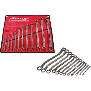 Neilsen CT1457 12 pc 6-32 mm offset double-ended Ring Spanner Set Neilsen CT1457 12 pc 6-32 mm offset double-ended Ring Spanner Set