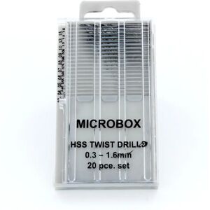 Modelcraft PDR4001 Mikrobox PCB Vrtací Sada - 20 Kusů Modelcraft PDR4001 Mikrobox PCB Vrtací Sada - 20 Kusů
