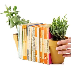 Suck UK Plant Pot Bookends - Support your books with plants Suck UK Plant Pot Bookends - Support your books with plants
