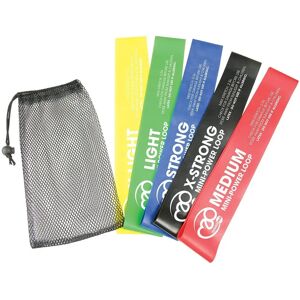 Fitness Mad Mini-Power Loop Set - Resistance Bands - Multicoloured Fitness Mad Mini-Power Loop Set - Resistance Bands - Multicoloured