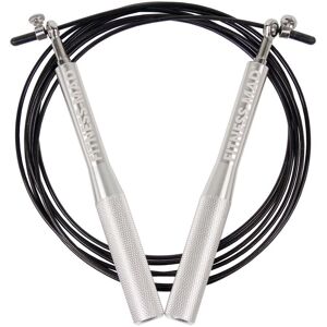 Fitness Mad Model FSKIPUSR Ultra Speed Rope - Black/Silver - Skipping Rope Fitness Mad Model FSKIPUSR Ultra Speed Rope - Black/Silver - Skipping Rope