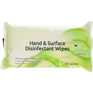 EcoTech Hand and Surface Disinfectant Wipes - 40 Sheets (16 Pack) EcoTech Hand and Surface Disinfectant Wipes - 40 Sheets (16 Pack)