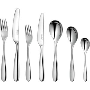 Robert Welch Stanton 42-Piece Mirror-Polished Stainless Steel Cutlery Set - Cutlery Set for 6 Robert Welch Stanton 42-Piece Mirror-Polished Stainless Steel Cutlery Set - Cutlery Set for 6