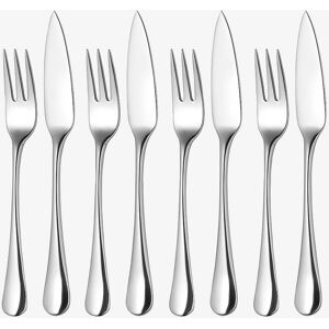 Robert Welch Radford Bright Fish Cutlery Set - 8 Pieces Robert Welch Radford Bright Fish Cutlery Set - 8 Pieces