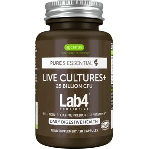 Igennus Brand Model - Live Cultures + Lab4 Probiotics - 30 Capsules - Digestive Support Igennus Brand Model - Live Cultures + Lab4 Probiotics - 30 Capsules - Digestive Support