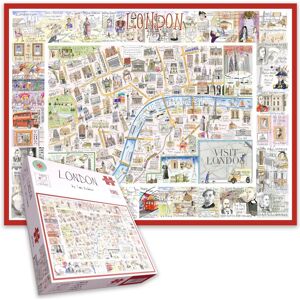 Tim Bulmer London Map Puzzle - 1000 Pieces Tim Bulmer London Map Puzzle - 1000 Pieces