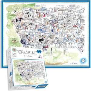 Tim Bulmer Yorkshire Map Jigsaw Puzzle - 1000 Pieces Tim Bulmer Yorkshire Map Jigsaw Puzzle - 1000 Pieces