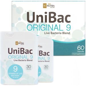 UniBac Original 9 Probiotic - Supports Gut Health - 60 Caps UniBac Original 9 Probiotic - Supports Gut Health - 60 Caps