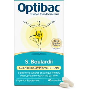OptiBac Saccharomyces Boulardii 80 Capsules - Probiotic Supplement OptiBac Saccharomyces Boulardii 80 Capsules - Probiotic Supplement
