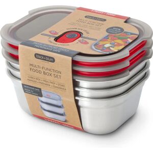 Black+Blum Stainless Steel Microwaveable Lunch Box Set of 3 - Lunch Box Black+Blum Stainless Steel Microwaveable Lunch Box Set of 3 - Lunch Box