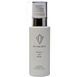 Crystal Clear Skincare Protect and Repair SPF 40 Facial Sun Protector - 100ml Crystal Clear Skincare Protect and Repair SPF 40 Facial Sun Protector - 100ml