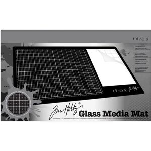 Tim Holtz Glas Media Matta - Svart - Media Mat Tim Holtz Glas Media Matta - Svart - Media Mat
