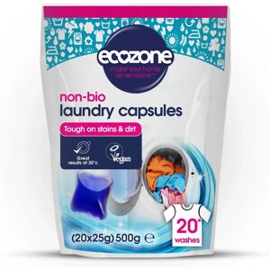 Ecozone Non Bio Waschmittel-Kapseln - 20 Stück Ecozone Non Bio Waschmittel-Kapseln - 20 Stück
