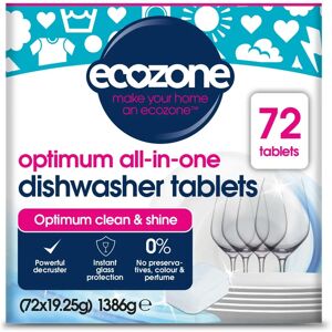 Ecozone Optimum all-in-one Dishwasher Tablets - 72 Tablets Ecozone Optimum all-in-one Dishwasher Tablets - 72 Tablets