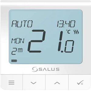 Thermostat d'ambiance sans fil Salus Quantum SQ610RF - Contrôle chauffage intelligent - Publicité Thermostat d'ambiance sans fil Salus Quantum SQ610RF - Contrôle chauffage intelligent - Publicité
