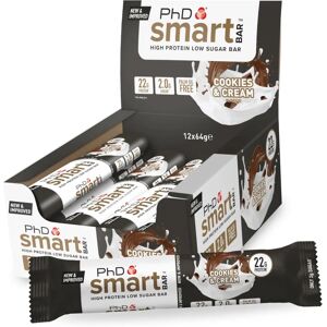 PhD Nutrition Smart Bar - Cookies & Cream - Protein Bar PhD Nutrition Smart Bar - Cookies & Cream - Protein Bar