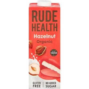 Rude Health Hazelnut Drink - 1L - Organic Flavor Rude Health Hazelnut Drink - 1L - Organic Flavor