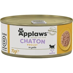 Applaws Chicken Kitten Food - Wet 70g - Pack of 24 Applaws Chicken Kitten Food - Wet 70g - Pack of 24